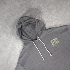 Jacks Surfboards Huntington Beach Surf Shop Grey Pullover Hoodie Medium
